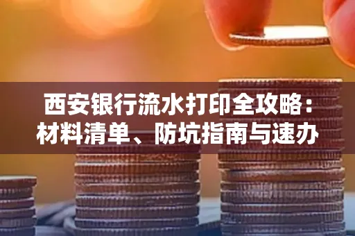 西安银行流水打印全攻略：材料清单、防坑指南与速办技巧