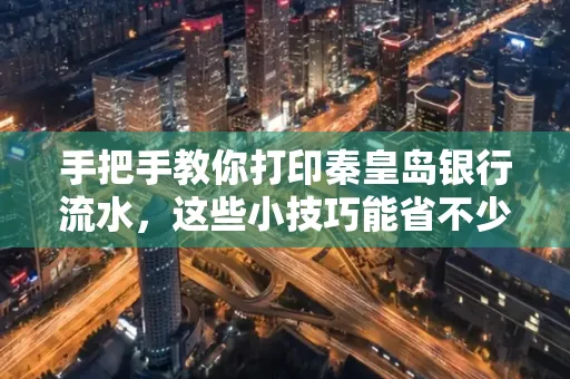 手把手教你打印秦皇岛银行流水,这些小技巧能省不少事