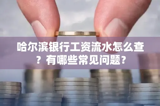 哈尔滨银行工资流水怎么查?有哪些常见问题? 哈尔滨银行工资流水怎么查?有哪些常见问题?