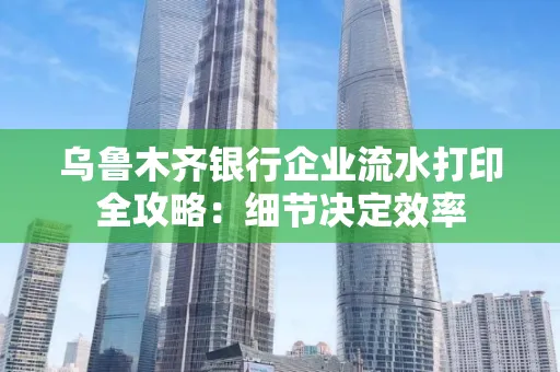 乌鲁木齐银行企业流水打印全攻略:细节决定效率