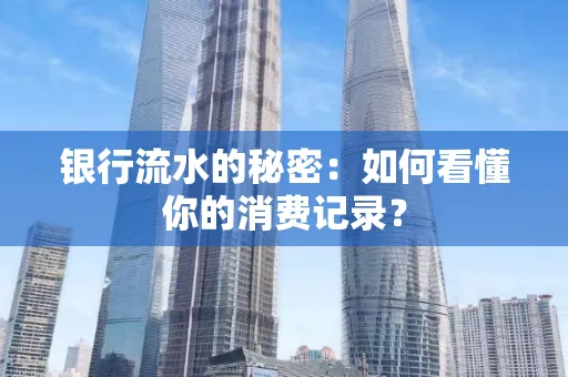 银行流水的秘密：如何看懂你的消费记录？