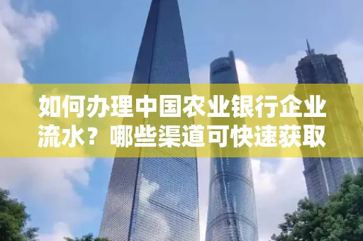 如何办理中国农业银行企业流水?哪些渠道可快速获取?
