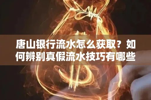 唐山银行流水怎么获取?如何辨别真假流水技巧有哪些?