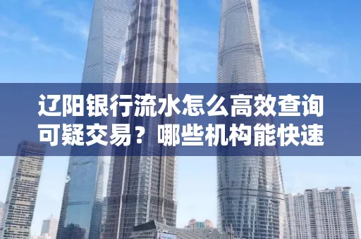 辽阳银行流水怎么高效查询可疑交易?哪些机构能快速分析账单风险?