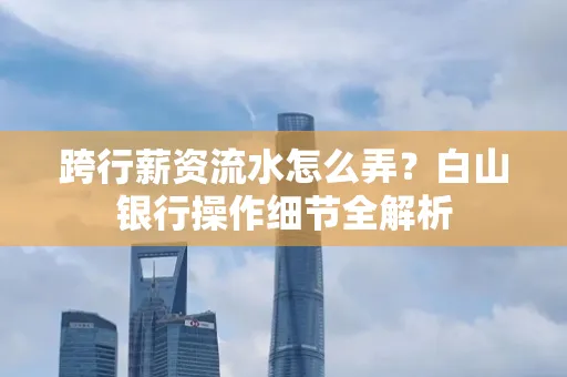 跨行薪资流水怎么弄?白山银行操作细节全解析