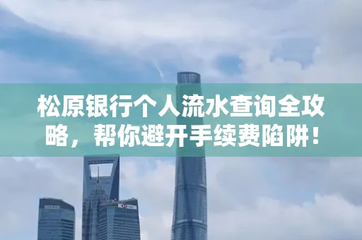 松原银行个人流水查询全攻略,帮你避开手续费陷阱!