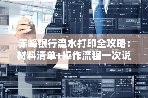 赤峰银行流水打印全攻略:材料清单+操作流程一次说清