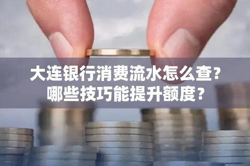 大连银行消费流水怎么查?哪些技巧能提升额度?