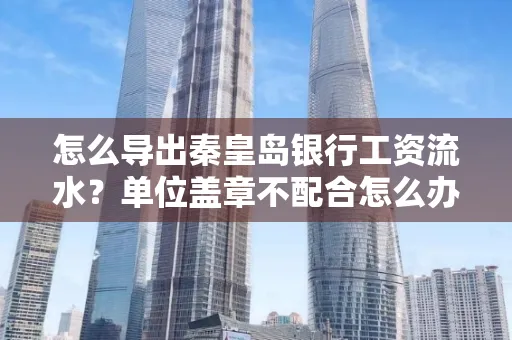 怎么导出秦皇岛银行工资流水?单位盖章不配合怎么办?
