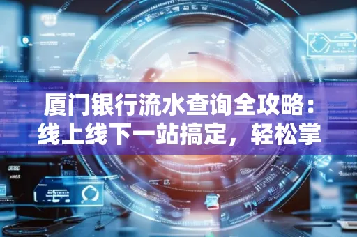 厦门银行流水查询全攻略:线上线下一站搞定,轻松掌握资金动向