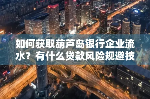 如何获取葫芦岛银行企业流水?有什么贷款风险规避技巧?