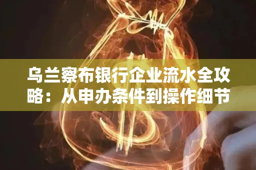 乌兰察布银行企业流水全攻略:从申办条件到操作细节,一文读懂